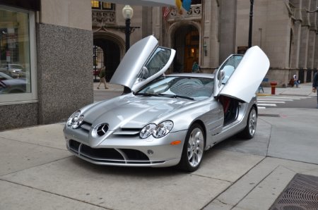 gold mercedes benz slr mclaren